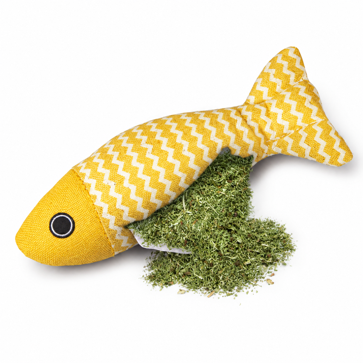 Vexnaluro Golden Catch Catnip Fish Toy