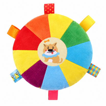Vexnaluro PawJoy Rainbow Tug & Toss Dog Disc